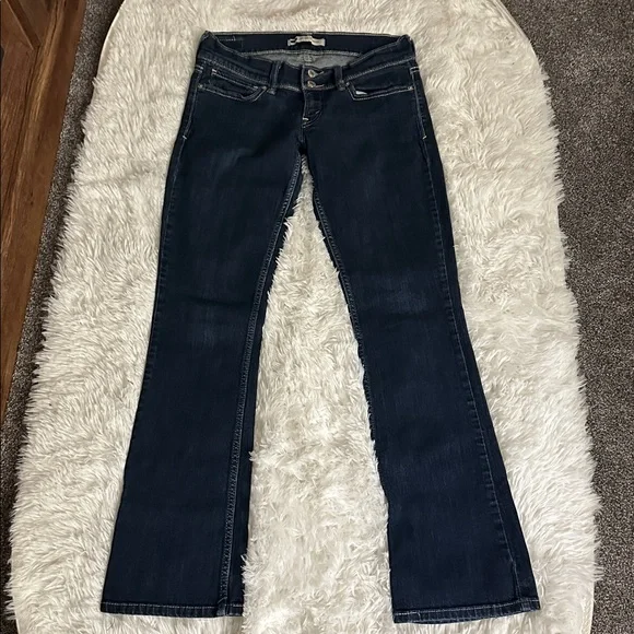 Levi's 524 Too Superlow Jeans in Deep Blue - Picture 4 of 5